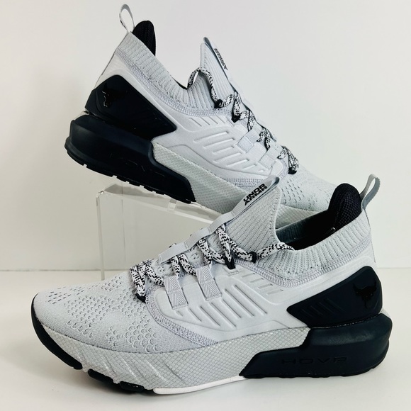 Under Armour Other - Under Armour Project Rock 3 ‘Halo Gray Black’ Mens Size 8.5 (3023004-100) UA